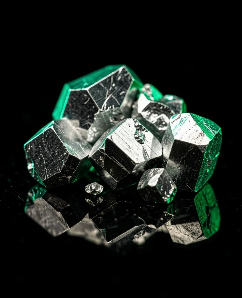 Magnesium mineral crystal macro